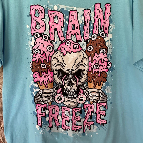 Hot Topic Brain Freeze T-shirt Sz XL - Picture 2 of 3